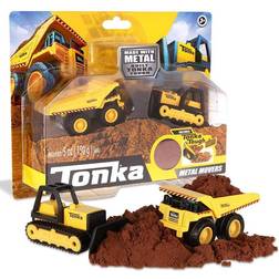 Basicfun Tonka Metal Movers Combo Pack Mighty Dump & Bulldozer