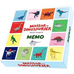 Hjelm Förlag Massor av dinosaurier Memo