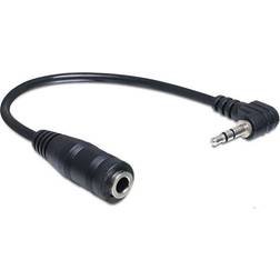 DeLock Angled 3.5mm-3.5mm M-F 0.1m