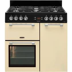 Leisure CK90F232C 90cm Cookmaster Dual Fuel Beige, Black