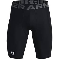 Under Armour HeatGear Long Shorts - Black/White