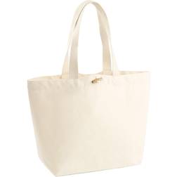 Westford Mill biologische Marina Tote-boodschappentas (20L) Grijs/Blauw/Zwart