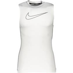 NIKE Pro Tight-Fit Tank Top Men - White/Black