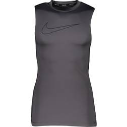 Nike Pro Dri-FIT Tight Fit Sleeveless Top - Gris - Male