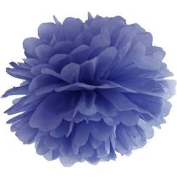 PartyDeco Pompon Di Carta Velina Blu Navy 25 cm