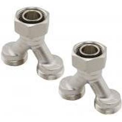 Uponor Fluvia Grenrör 2xG3/4-3/4"Euro