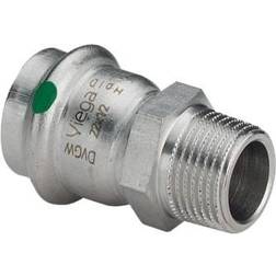 VIEGA Sanpress Inox overgangsnippel