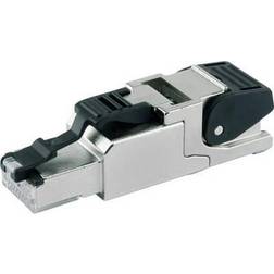 Telegärtner RJ45-stik CAT 6A skærmet J00026A2001 Stik, lige Pol-tal (RJ) 8P8C Metal 1 stk