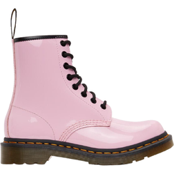 Dr. Martens 1460 Women's Patent Leather Lace Up Boots - Pale Pink