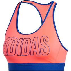 adidas Don't Rest Alphaskin Bra - Signal Pink/Royal Blue/Coral