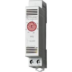 Finder Termostat til opvarmning i kontaktskabe 7T.81.0.000.2403 250 V/AC 1 x brydekontakt (L x B x H) 88.8 x 17.5 x 47.8 mm 1 stk