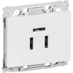 Schneider Electric Opus 66 indsats telefonudtag hvid