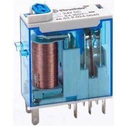 Finder stikbensrelæ 2CO 8A 24VDC m/LED
