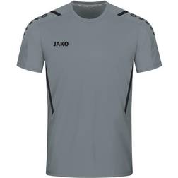 JAKO Challenge Jersey Unisex - Steingrau/Schwarz