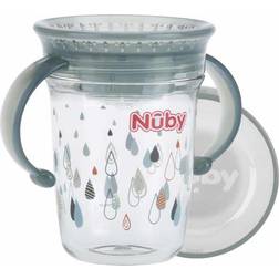 Nuby Taza Mágica asas de Tritan 6m #gris