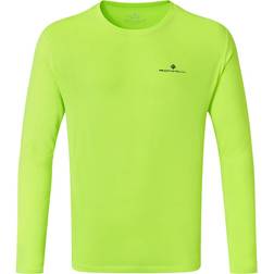 Ronhill Core L/S T-shirt Men - Fluo Yellow/Black