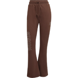 adidas Women's 2000 Luxe Open Hem Joggers - Earth Brown