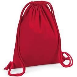 Westford Mill Cotton Drawstring Bag - Red