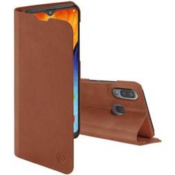 Hama Etui portefeuille guard pro pour samsung galaxy a20e, marron