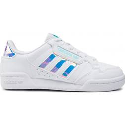 adidas Junior Continential 80 Stripes - Cloud White/Cloud White/Pulse Aqua