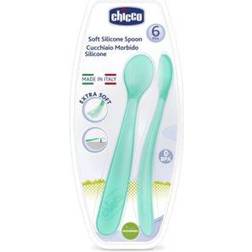 Chicco Soft Silicone Spoon 6m+2 pcs