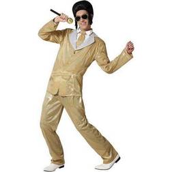 Th3 Party Elvis Golden Costume for Adults