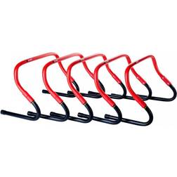 Pure2Improve Set Sprint Hurdles 5pcs rood zwart 1-SIZE