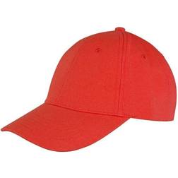 Result Unisex Core Memphis 6 Panel Baseball Cap 2-pack - Red
