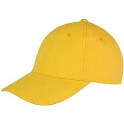 Result Unisex Core Memphis 6 Panel Baseball Cap 2-pack - Yellow