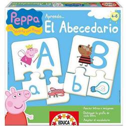 Educa Peppa pig aprendo el abecedario