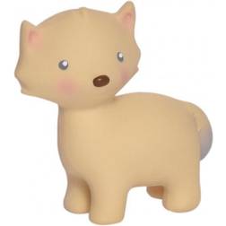 Tikiri My First Arctic Animal Fox 10 cm with Bell, Natural Rubber, with Card, 0