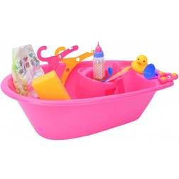 Heless Bambola Rosa Bagno Con Accessori 51 Cm