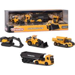 Majorette Volvo Construction Vehicles 4 Pack