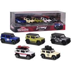 Majorette 2120531773 Geschenkset "Suzuki Jimny" 5er Set Maßstab ca. 1:64