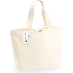 Westford Mill biologische Marina XL draagtas (pak van 2) Zwart/Blauw