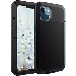 MTK iPhone 13 Heavy Duty Sturdy Hybrid Case with Built-in Tempered Glass