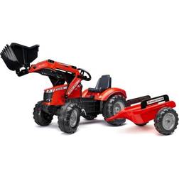 Falk Massey Ferguson S8740 Pedal Tractor with Trailer & Front Shovel