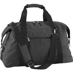 BagBase Vintage Canvas Weekend Bag - Vintage Black