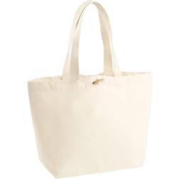 Westford Mill organische Marina Tote boodschappentas (20L) (pak van 2) Blauw/Zwart