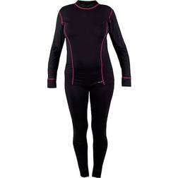 Woodline Bamboo Baselayer Set Women - Black