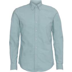 Colorful Standard Organic Button Down Shirt Unisex - Steel Blue