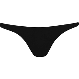 Calvin Klein Pure Ribbed Thong - Black