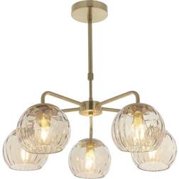 Endon Dimple Brass/Gold Pendant Lamp ∅ 55cm