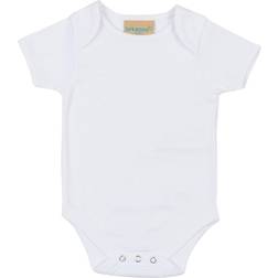 Larkwood Larkwood Baby Unisex Short Sleeved Body Suit - White