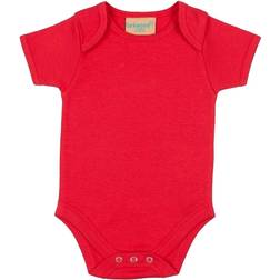 Larkwood Larkwood Baby Unisex Short Sleeved Body Suit - Red