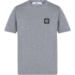 Stone Island Boy's Badge Logo T-shirt - Grey