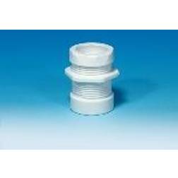 Purus Kobling 1 1/2″ hvid lige