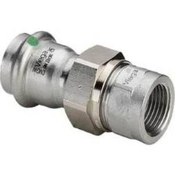 VIEGA 22x3/4" Sanp.inox Union M/m