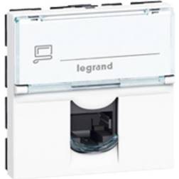 Legrand Mosaic Dataudtag Kat.6A STP 2M Hvid