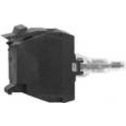 Schneider Electric Trykknapkasse m/hvid led (24V) Sort